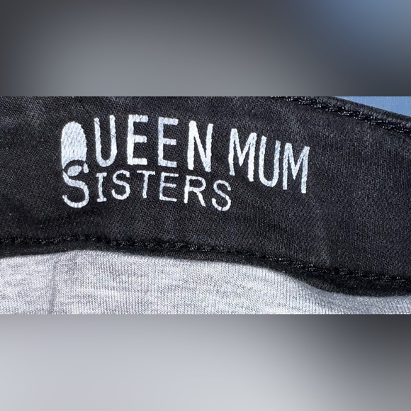 Queen Mum Sisters Black Grey Wash Grey Maternity Extension Skinny Size 27 Jean - Picture 5 of 11